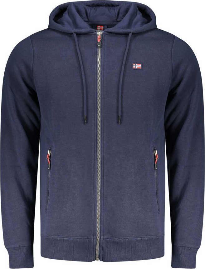Blue Cotton Sweatshirt Geographical Norway