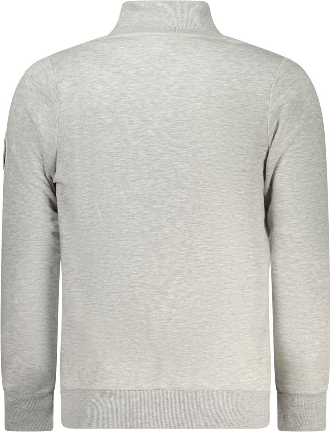 Gray Cotton Sweatshirt Geographical Norway