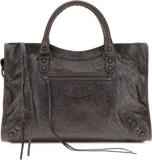 Сумка на плечо Balenciaga из коричневой телячьей кожи Bos Taurus
