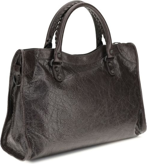 Сумка на плечо Balenciaga из коричневой телячьей кожи Bos Taurus