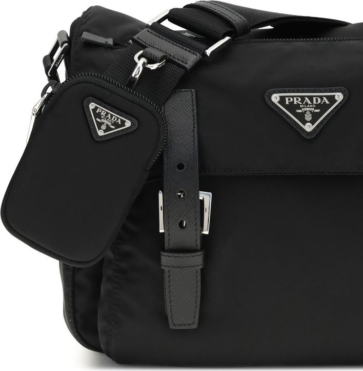 Сумка на плечо Prada Черная Полиамид