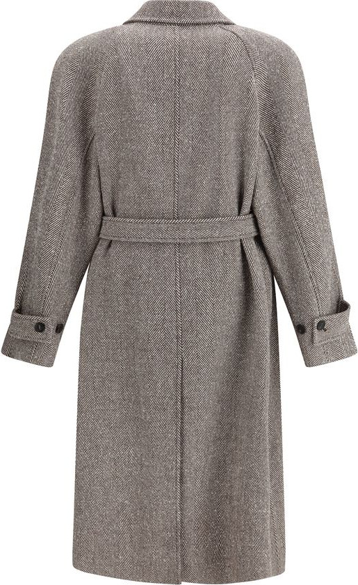 Ferragamo Beige Wool Coat