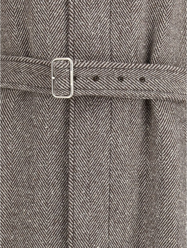 Ferragamo Beige Wool Coat