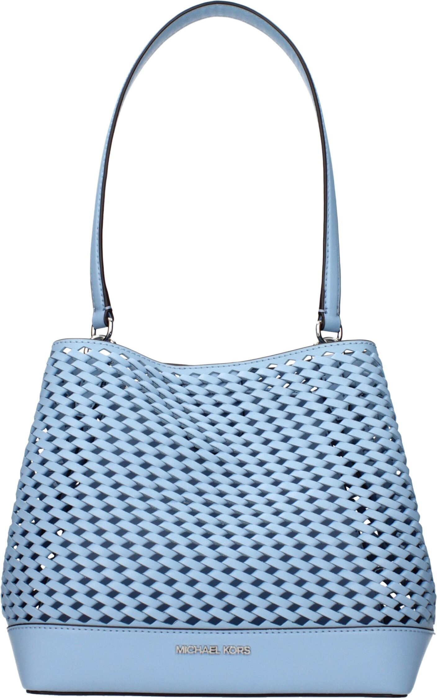 Michael Kors Light Blue Leather Shoulder Bag