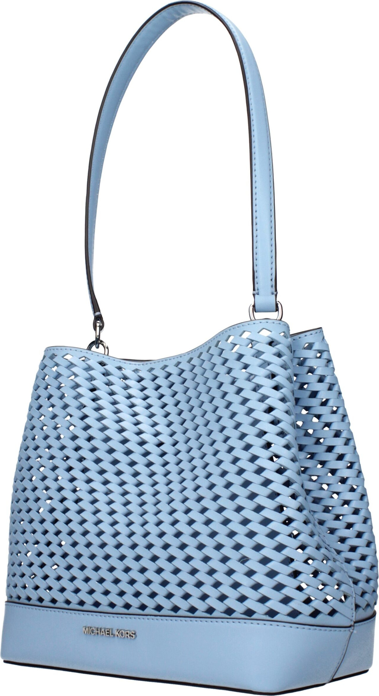 Michael Kors Light Blue Leather Shoulder Bag