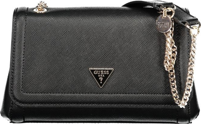 Черная полиэтиленовая сумка Guess Shoes
