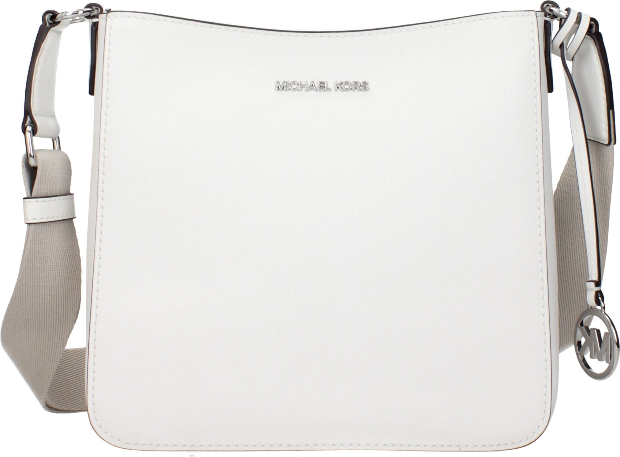 Shoulder Bag Michael Kors White Leather