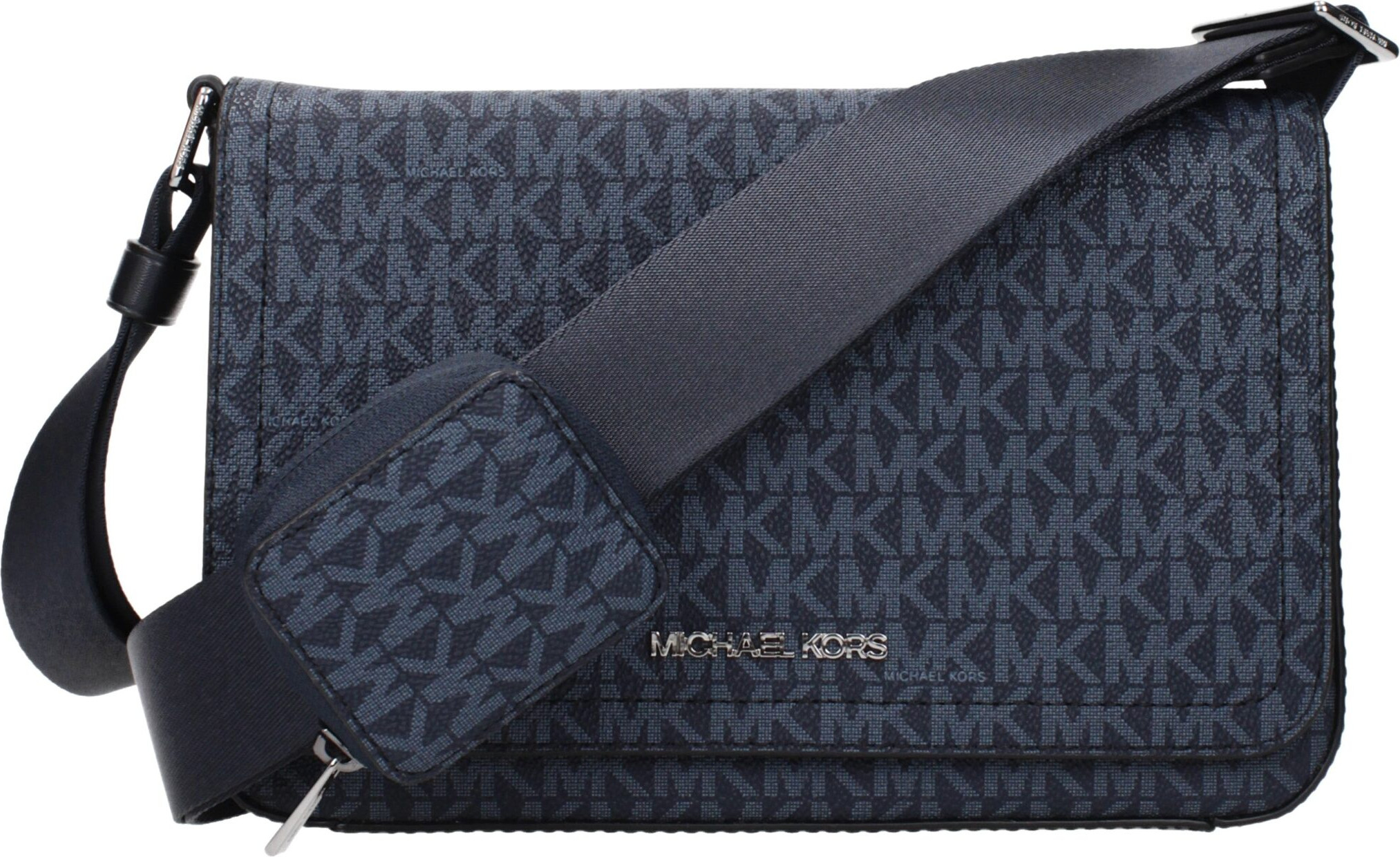 Blue Fabric Crossbody Bag Michael Kors