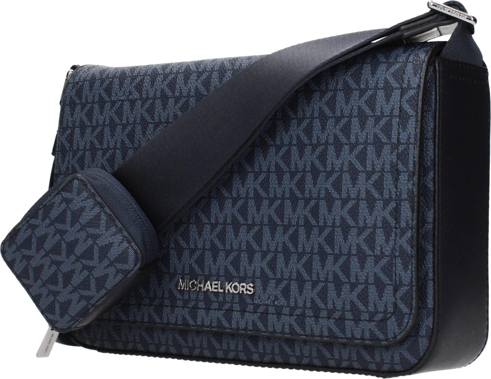 Blue Fabric Crossbody Bag Michael Kors