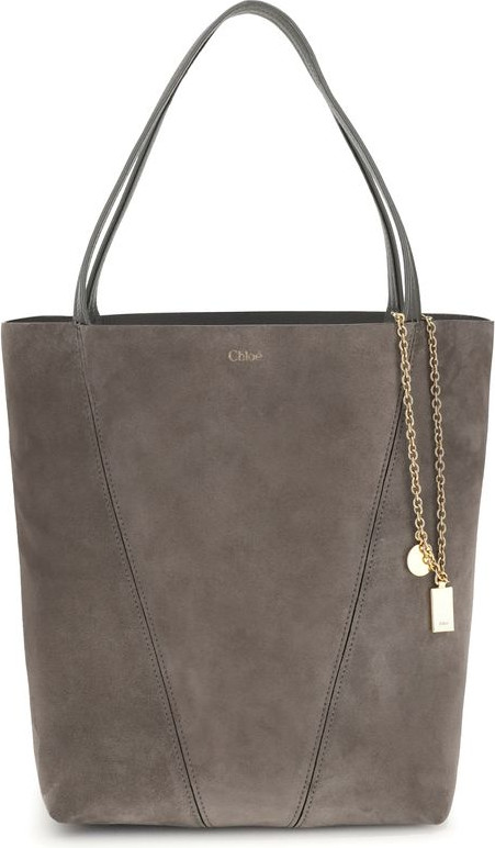 Gray Calf Leather Bos Taurus Shoulder Bag Chloe