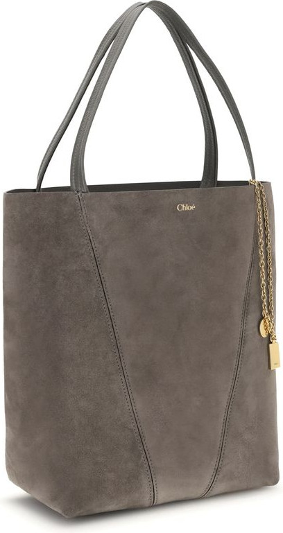 Gray Calf Leather Bos Taurus Shoulder Bag Chloe