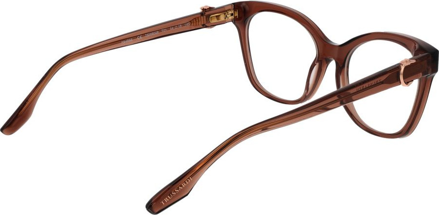 Коричневые очки (оправы) Trussardi из ацетата