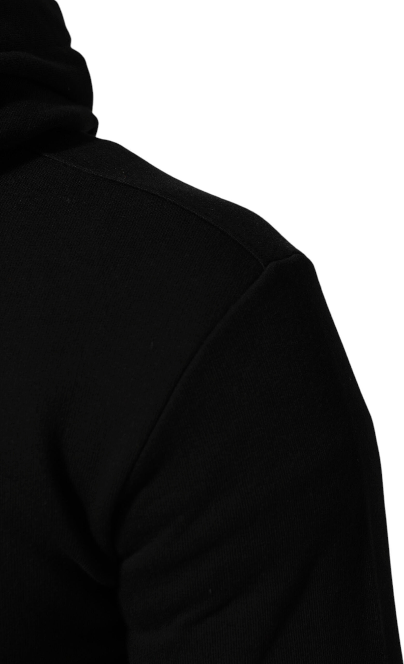 Dolce & Gabbana Qora Paxta Kaplly Kiyim Juda Yengil Sviter Erkaklar uchun