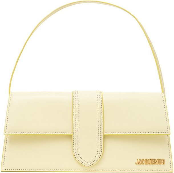 Желтая кожаная сумка на плечо Jacquemus