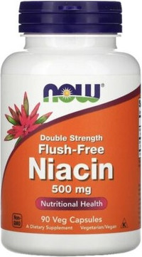 Capsules Now Foods Niacin Flush-Free Double Strength