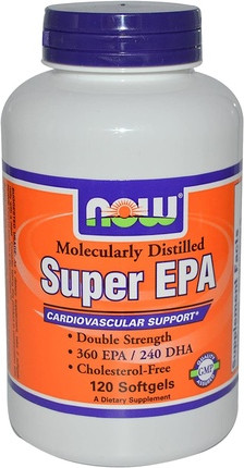 Vitamin Serum Now Foods Super Omega EPA Molekular Destilliert Softgels