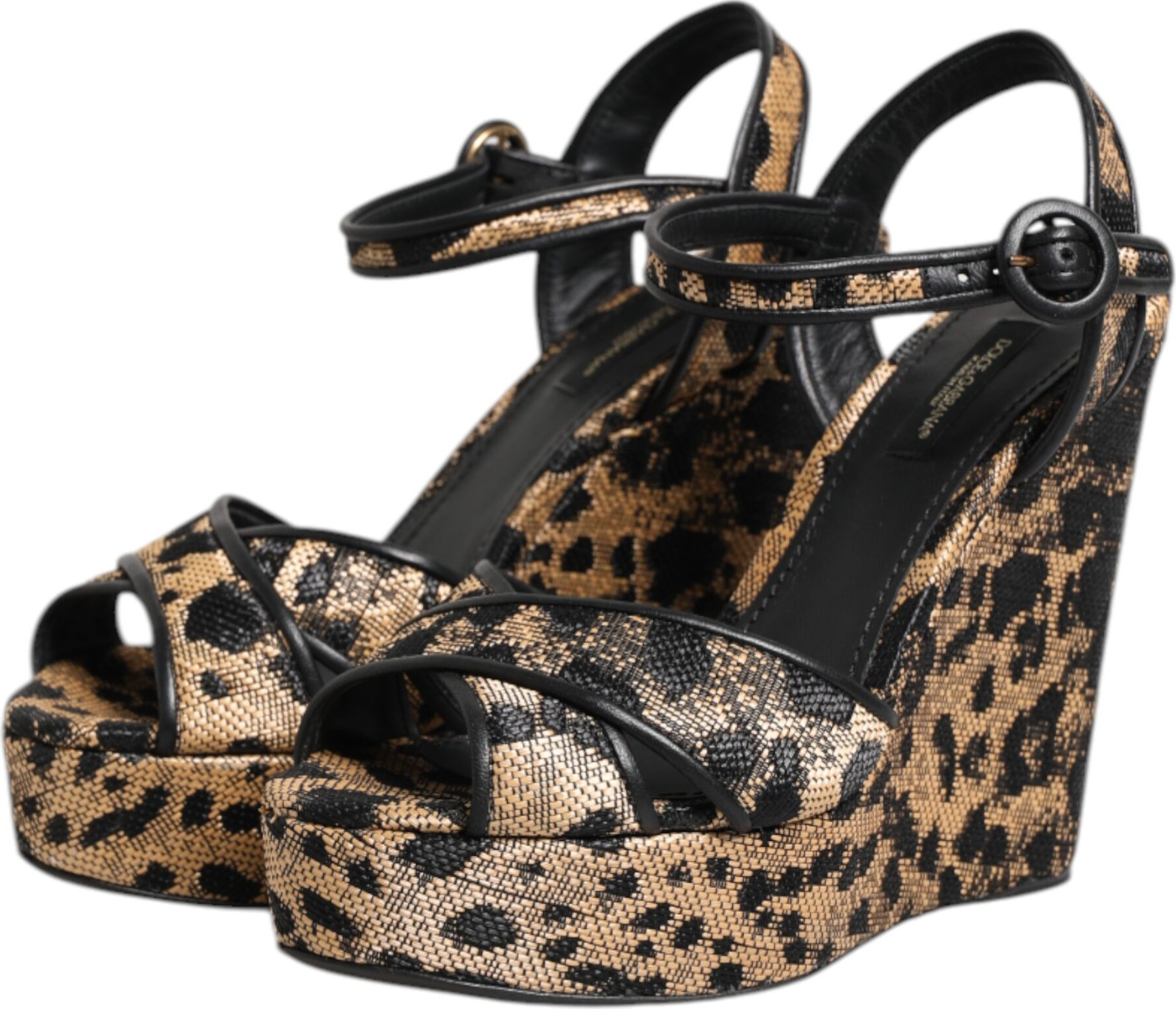 Босоножки на танкетке Dolce & Gabbana
