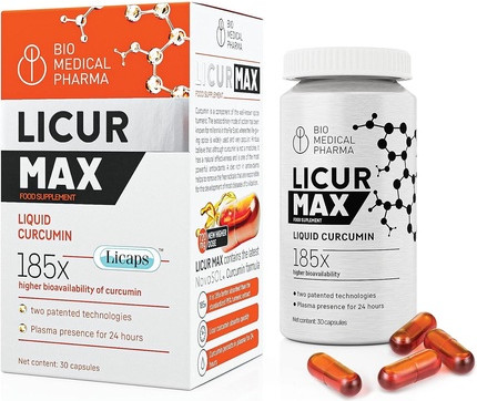 Vitamin Serum Licur Kurkuma Curcumin Licur Max 30 Hochdosiert Novasol Mizellares Curcumin
