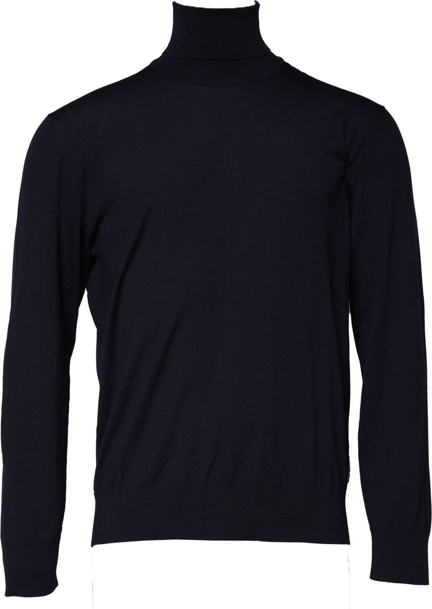 Ko'k uzun yengli turtleneck'li sviter Dolce & Gabbana