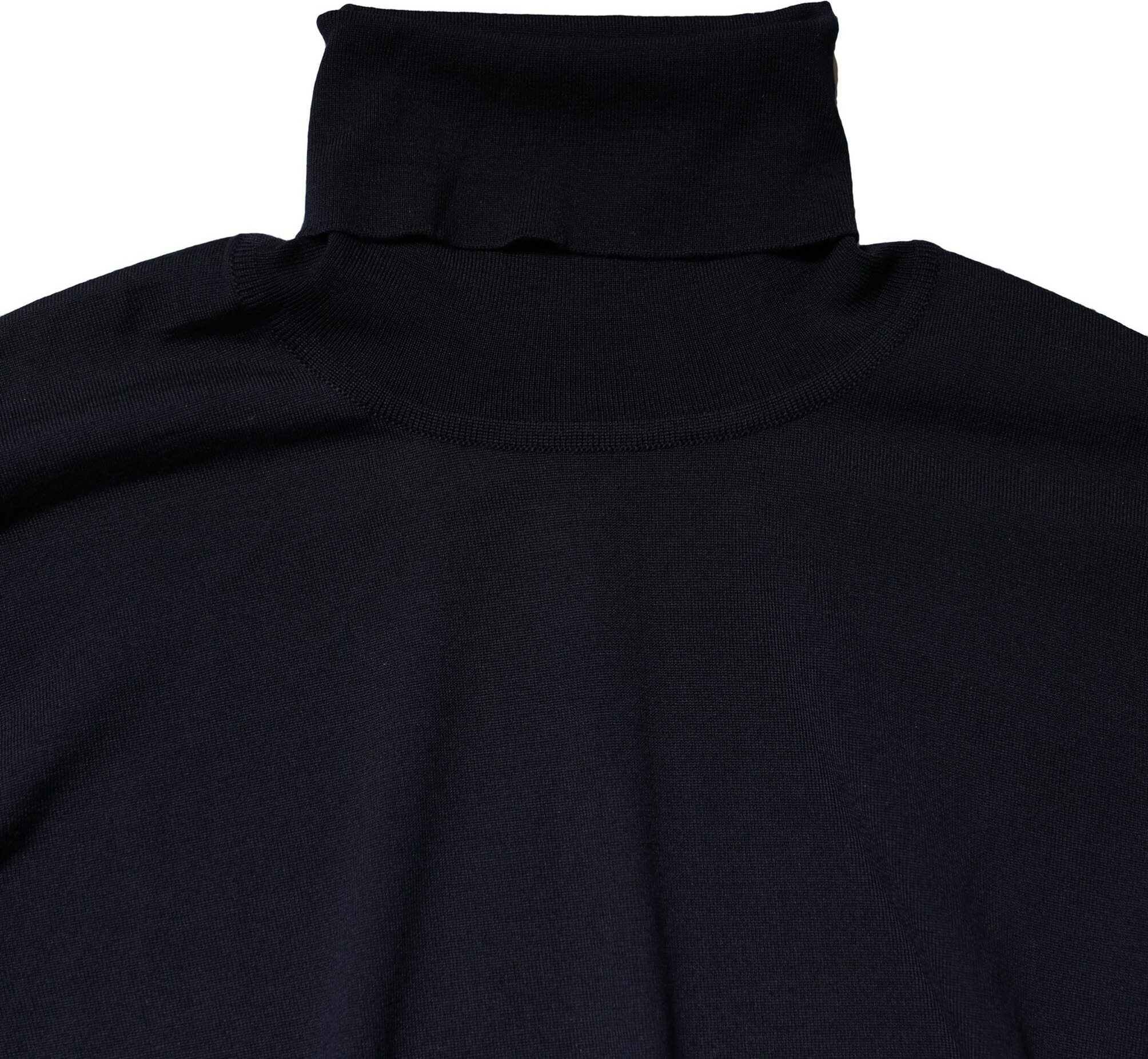Ko'k uzun yengli turtleneck'li sviter Dolce & Gabbana