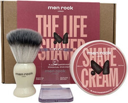 Aftershave Men Rock Menrock Black Pomegranate Shaving Gift Set