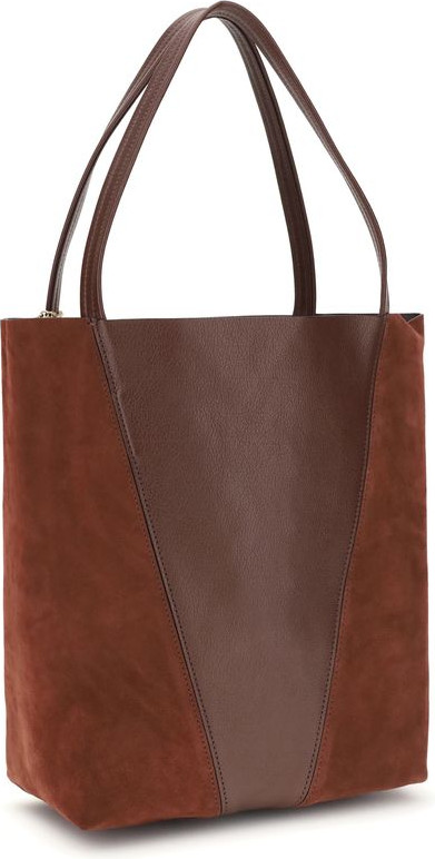 Brown Leather Shoulder Bag Chloe