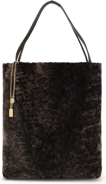 Brown Fur Shoulder Bag Chloe