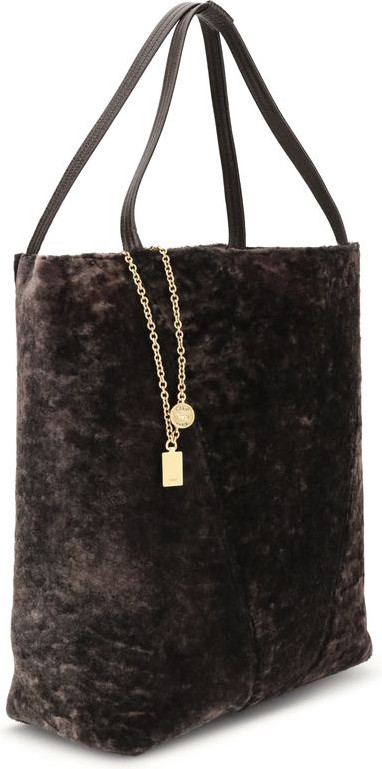 Brown Fur Shoulder Bag Chloe