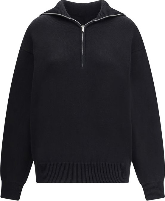 Black Cotton Sweatshirt Balenciaga