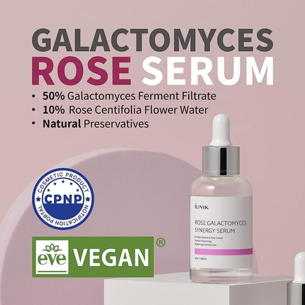 Сыворотка Iunik Rose Galactomyces Synergy Serum