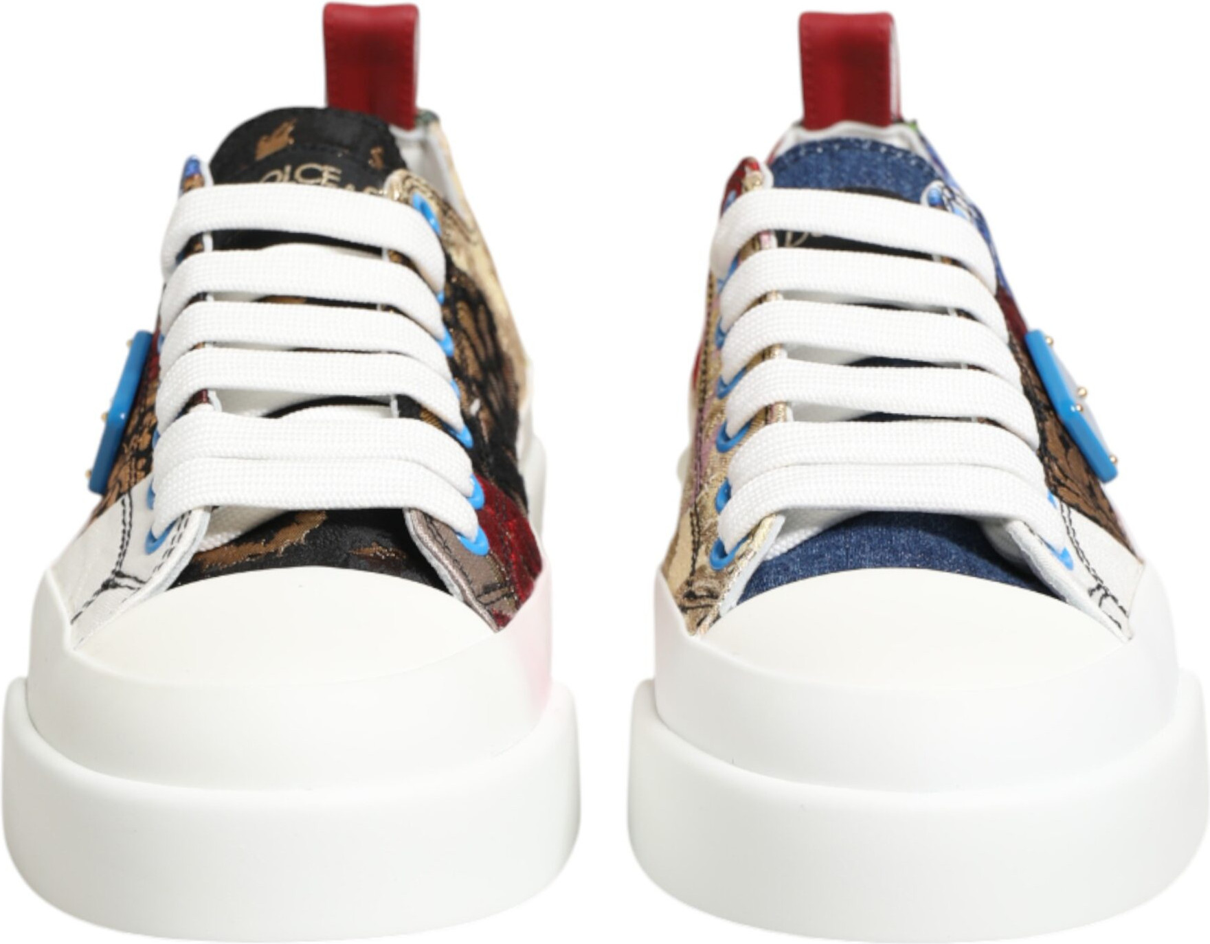 Multicolor Patchwork Low Top Sneakers Shoes Dolce & Gabbana