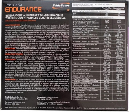 Endurance Nutrition Ethicsport Предтренировочный
