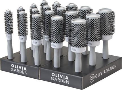 Styling Tool Set Olivia Garden Expert Blowout Shine Display 18