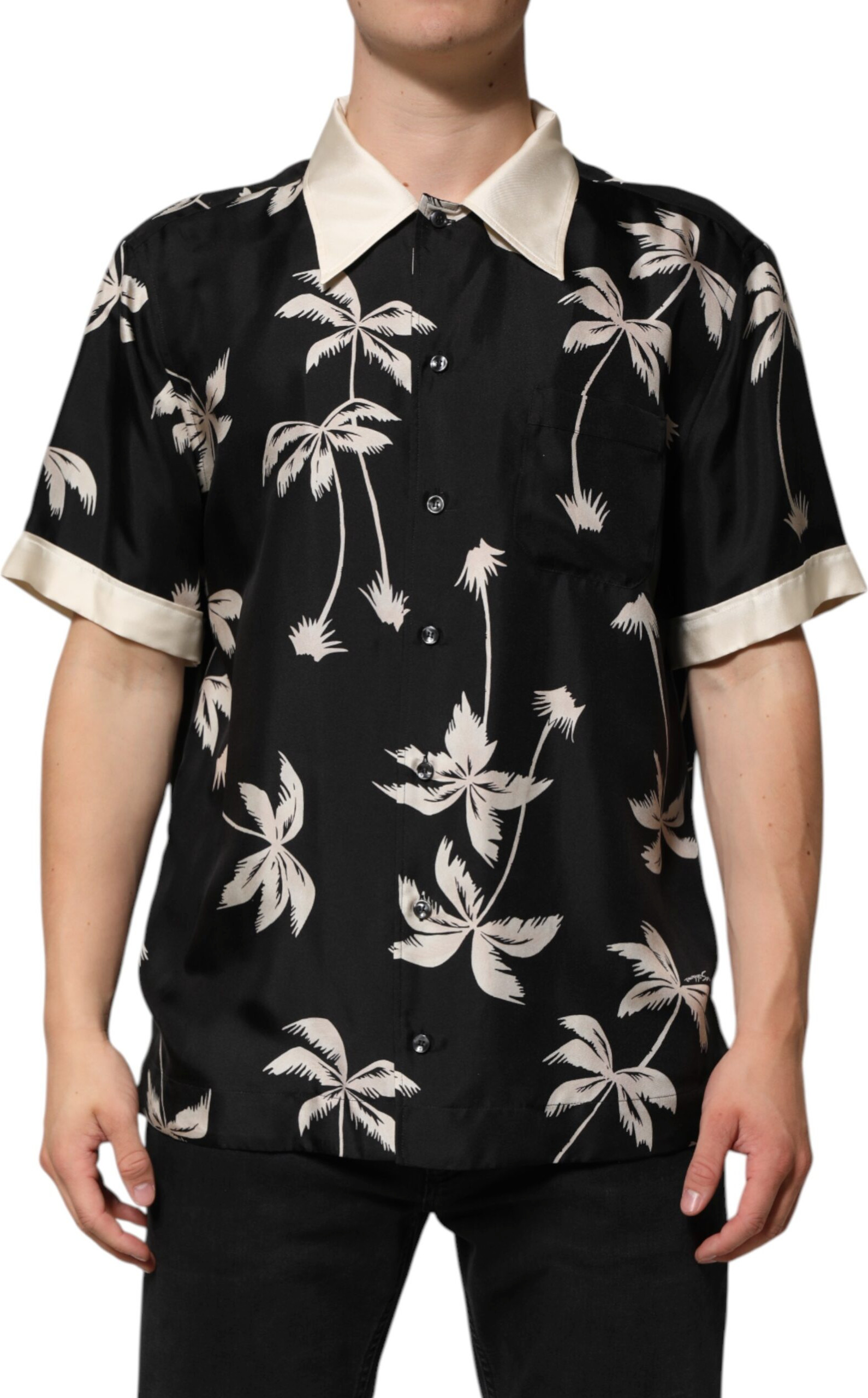 Dolce & Gabbana Qisqa Yengli Ko'ylak