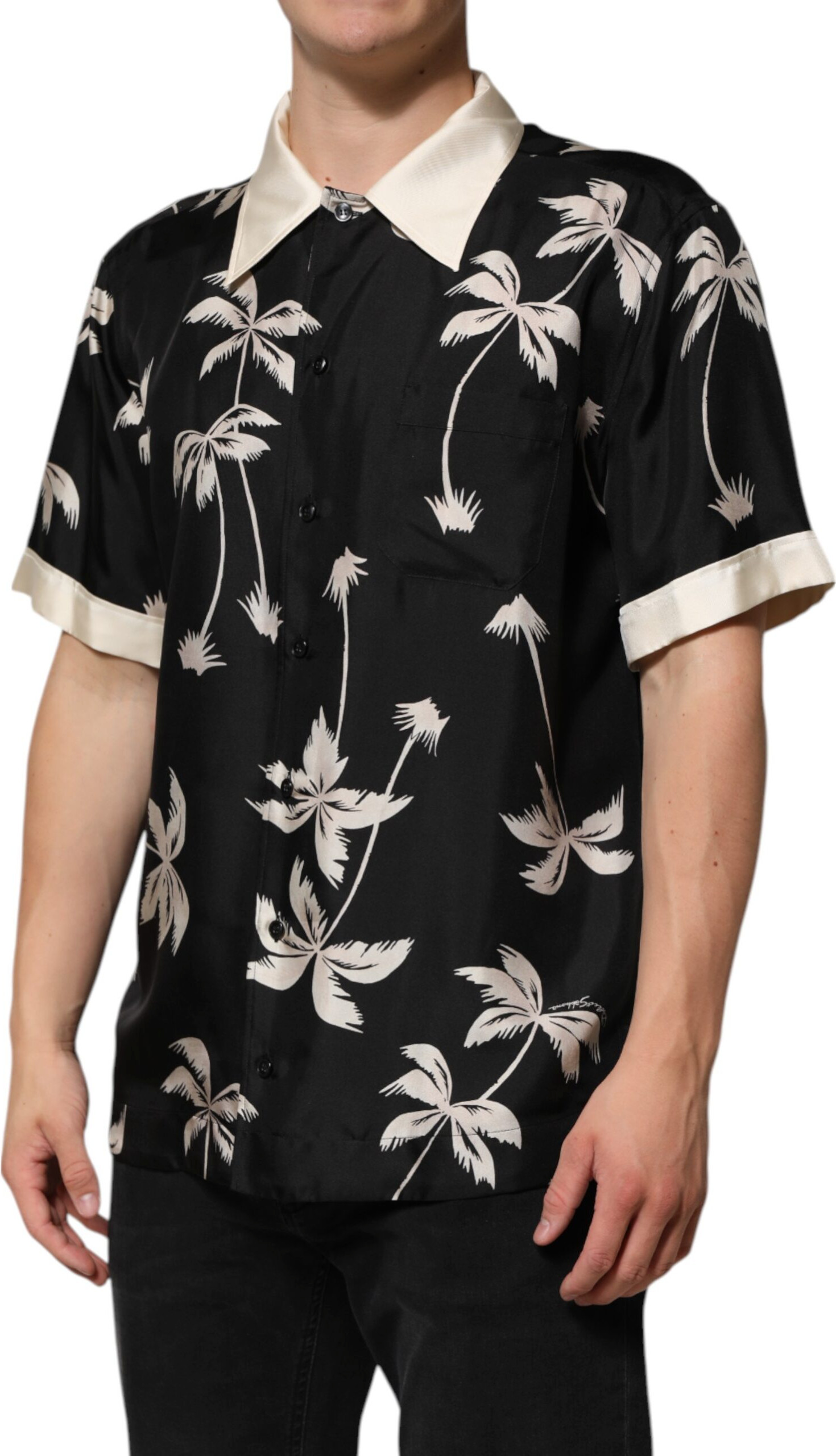 Dolce & Gabbana Qisqa Yengli Ko'ylak