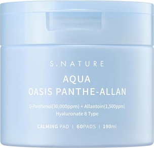 Peeling Pads S.Nature Aqua Oasis Panthenol Beruhigende Pads 60 Stück