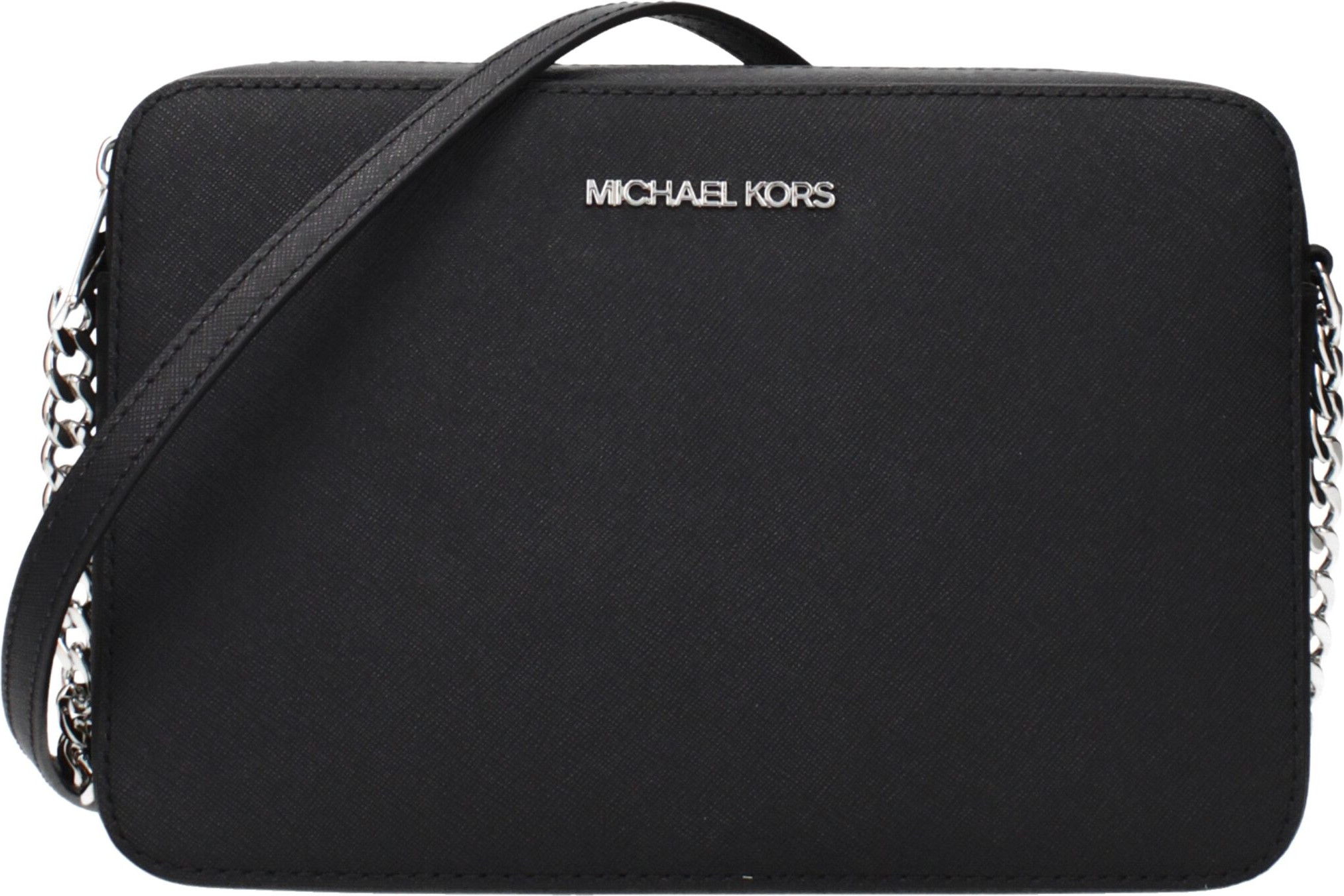 Michael Kors Black Leather Crossbody Bag