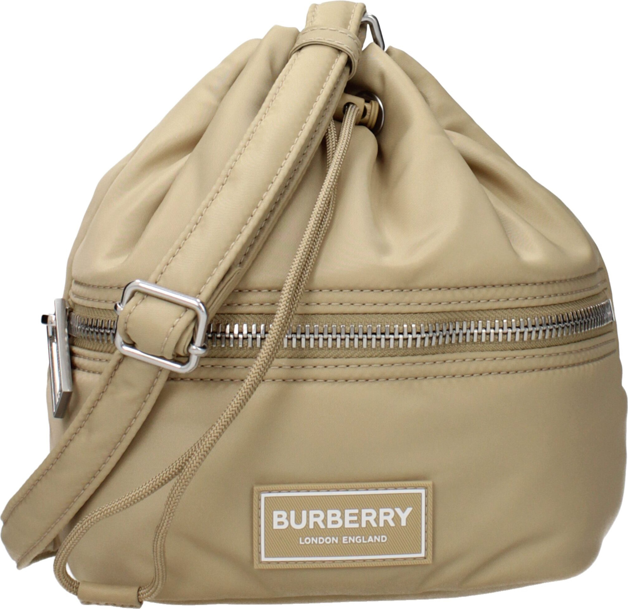 Crossbody Bag Burberry Beige Nylon
