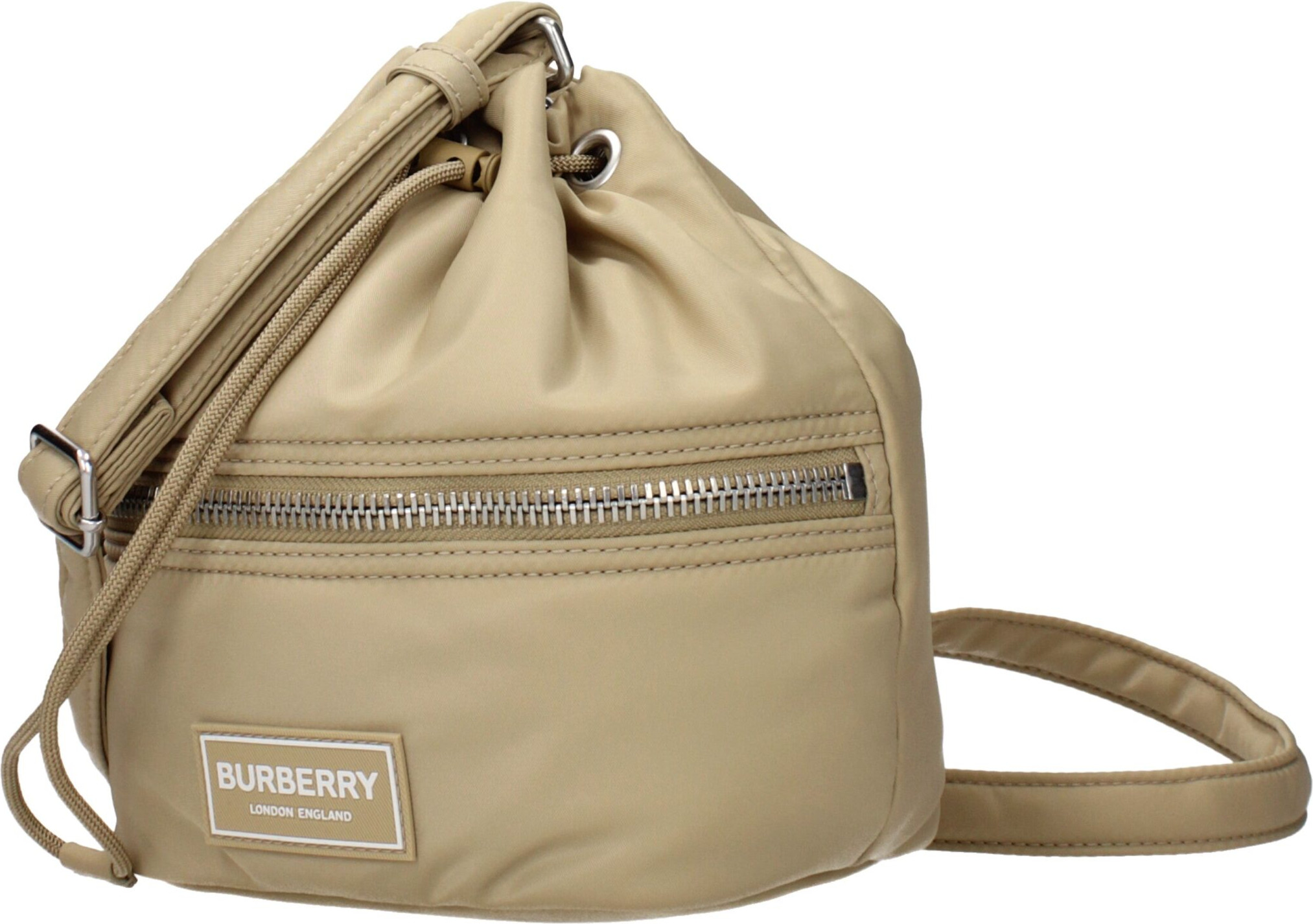 Crossbody Bag Burberry Beige Nylon
