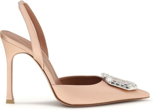Camelia Multiclor Calf Leather Bos Taurus Pumps by Amina Muaddi