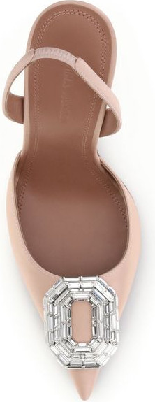 Camelia Multiclor Calf Leather Bos Taurus Pumps by Amina Muaddi