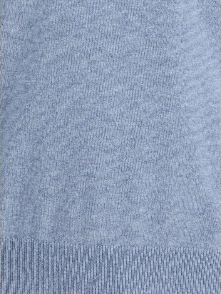 Sweater Brunello Cucinelli Light Blue Cashmere Cashmere Sweater
