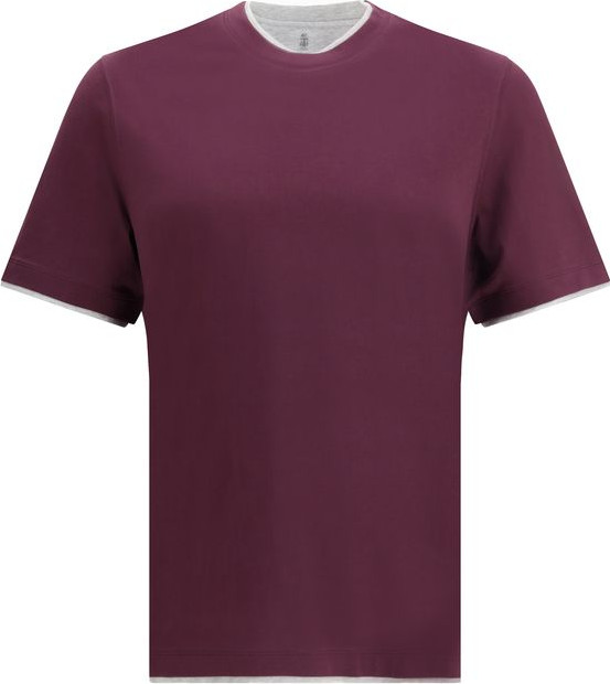 Brunello Cucinelli Pushti Paxta Futbolka