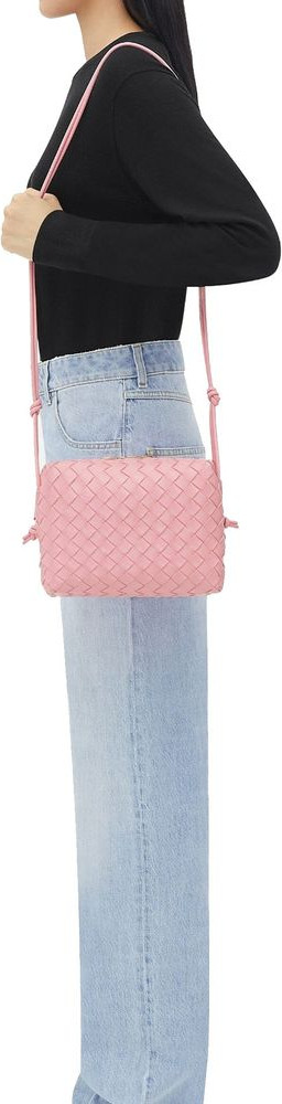 Сумка через плечо Bottega Veneta из разноцветной кожи ягненка