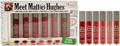 Thebalm Meet Matte Hughes Mini Long-Lasting suyuq lab bo'yog'i to'plami