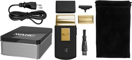Elektrorasierer Wahl Travel Shaver Gold Edition kabellos wiederaufladbar