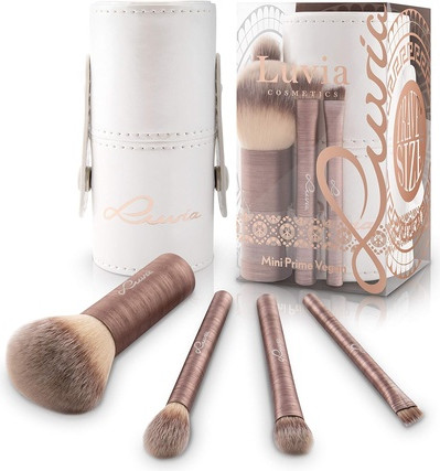 Brush Set Luvia Travel Brush Set Mini Prime Vegan Brush Set