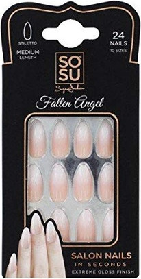 Artificial Nail Tips Sosu Stiletto Nail Tips Fallen Angel