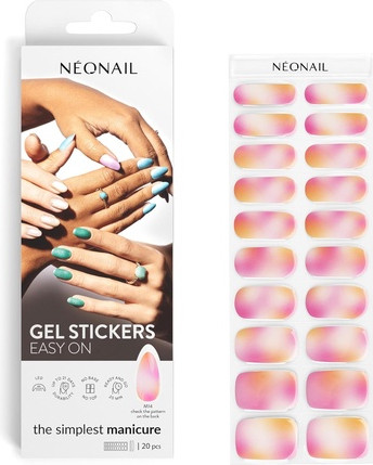UV Härtende Gel-Sticker Neonail Nonail Nail Foil