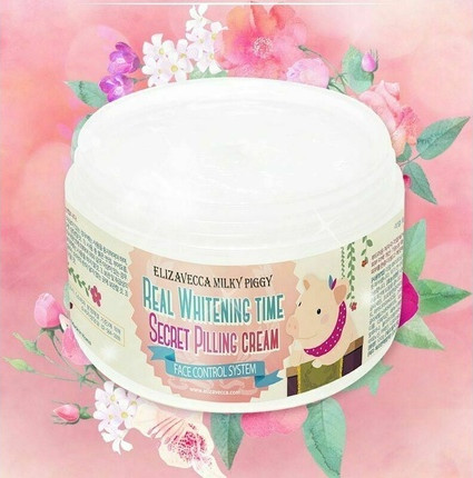 Anti-Pigmentation Spot Cream Elizavecca Real Whitening Time Secret Pilling Cream